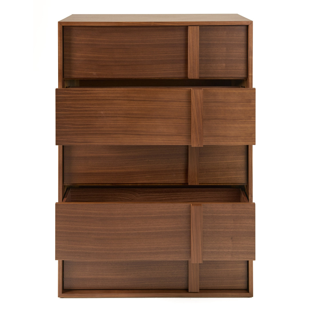 Berlin  Modern Walnut Chest