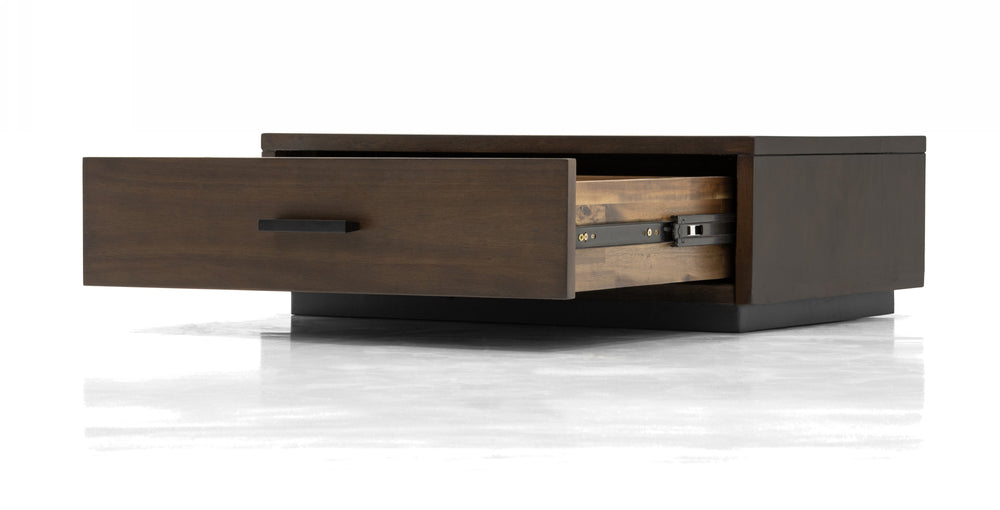 Fantasia - Contemporary Dark Walnut Nightstand - View 2