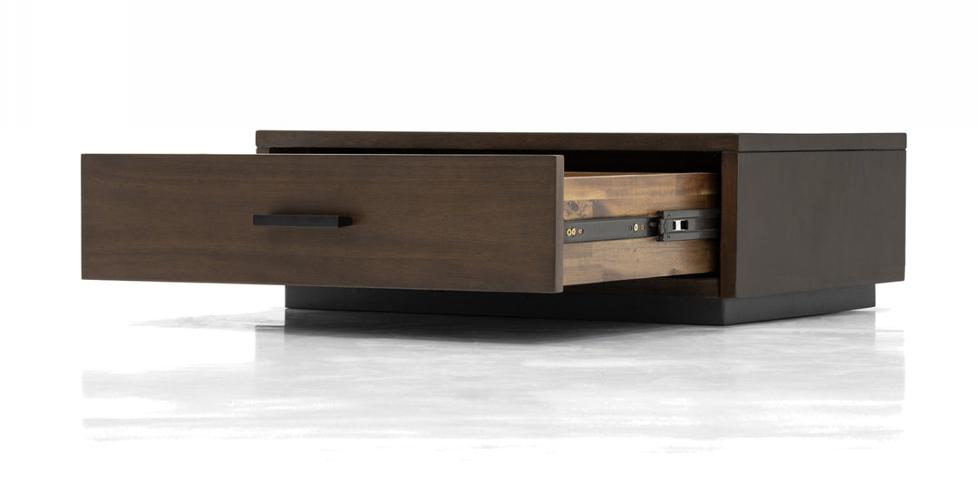 Fantasia  Contemporary Dark Walnut Nightstand
