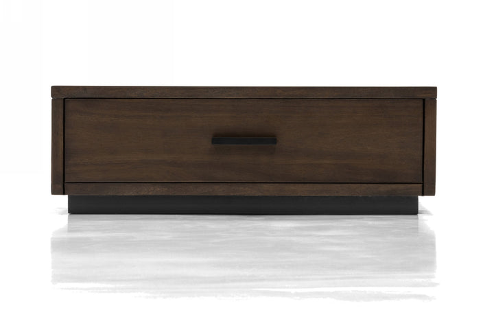 Fantasia - Contemporary Dark Walnut Nightstand