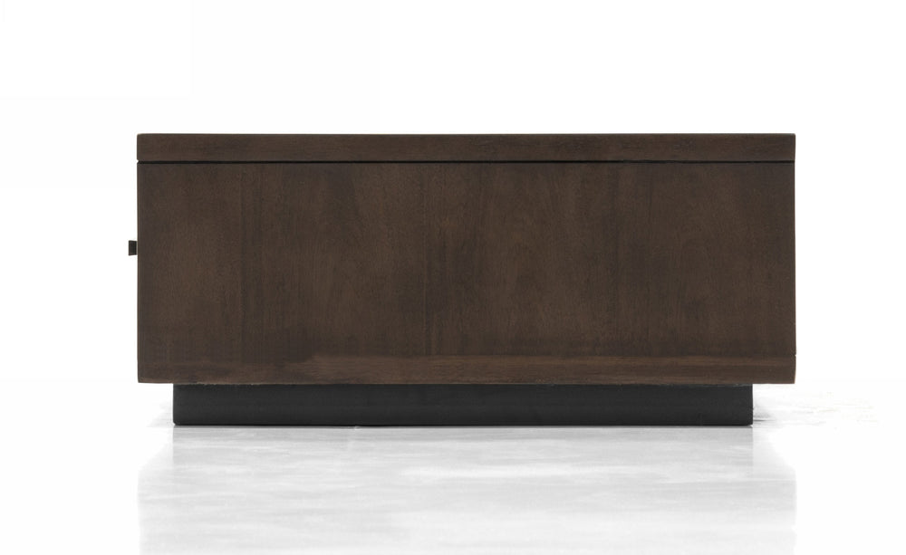 Fantasia - Contemporary Dark Walnut Nightstand - View 4