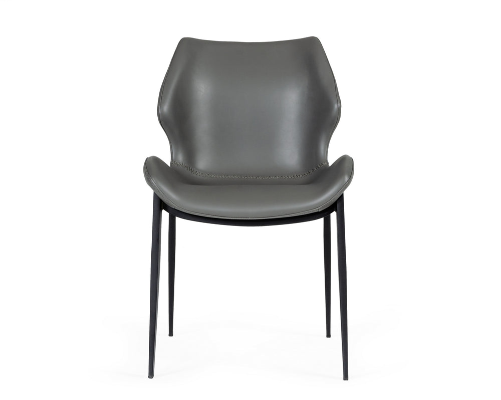 Instone - Industrial Grey Eco-Leather Dining Chair (Set of 2)