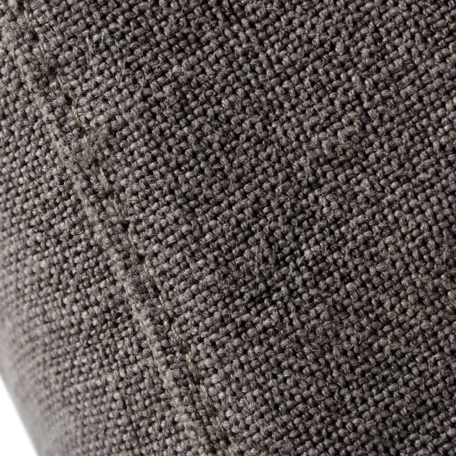 Corina - Modern Grey Linen Loveseat