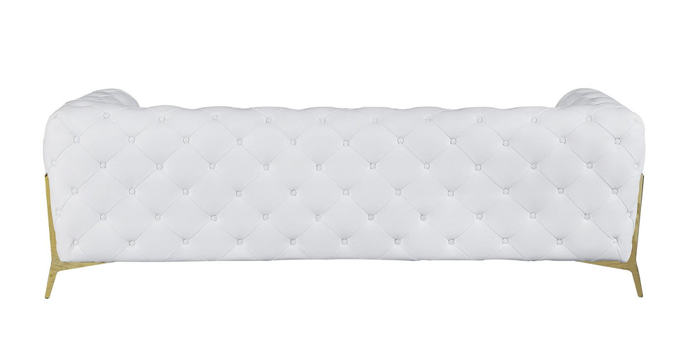 DivanItalia 970 Sofa in Top-Grain Italian Leather - White
