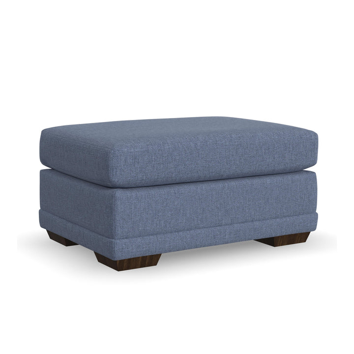 Jewel Fabric Ottoman