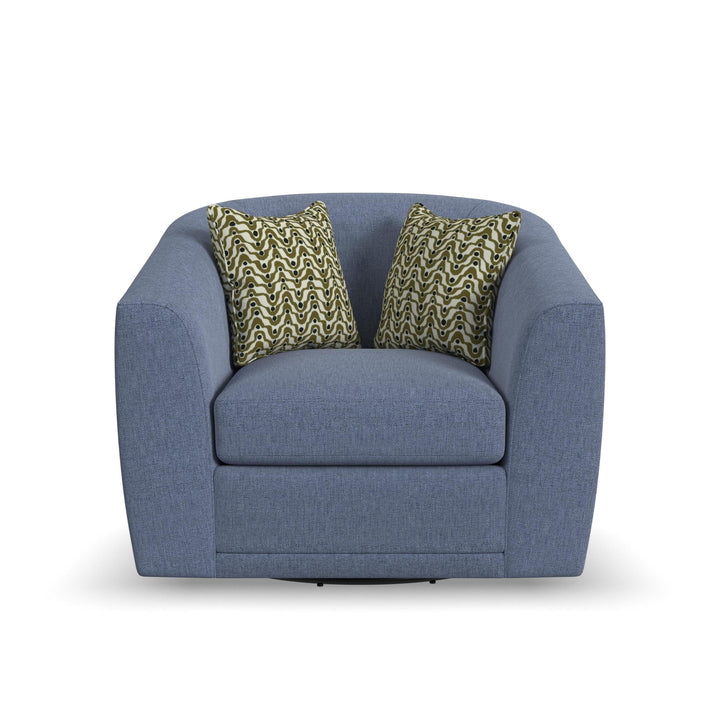 Jewel Fabric Swivel Chair