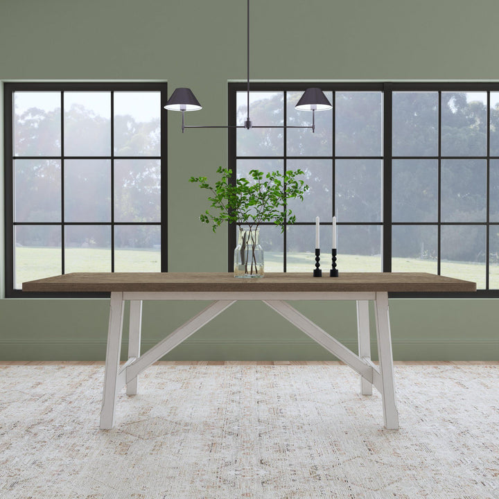 Melody Rectangular Dining Table White