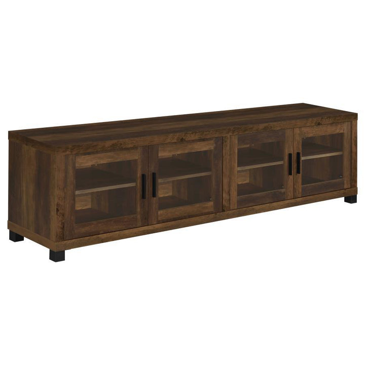 Sachin - 3 Piece TV Entertainment Center - Dark Pine