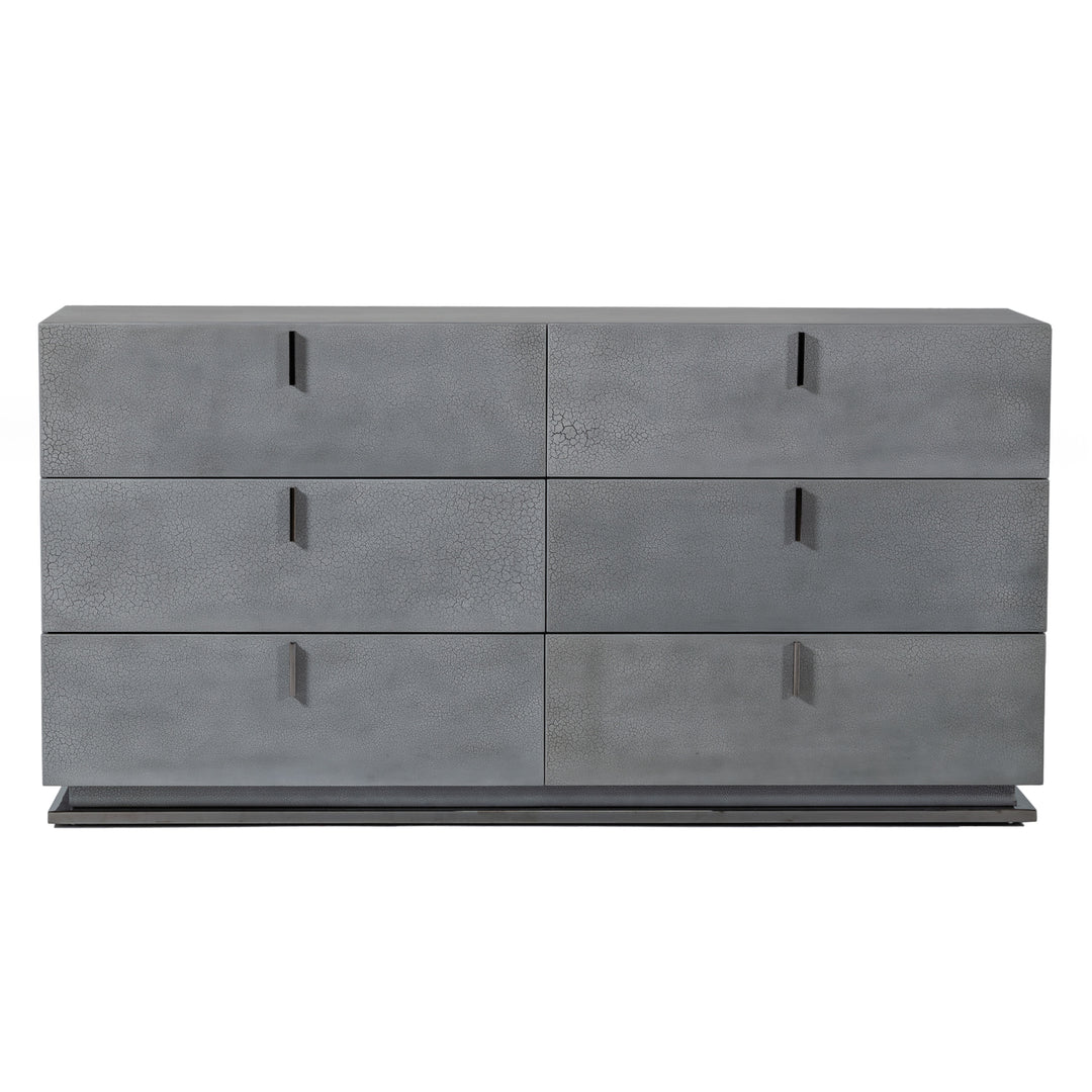 Buckley - Modern Grey Crackle Dresser