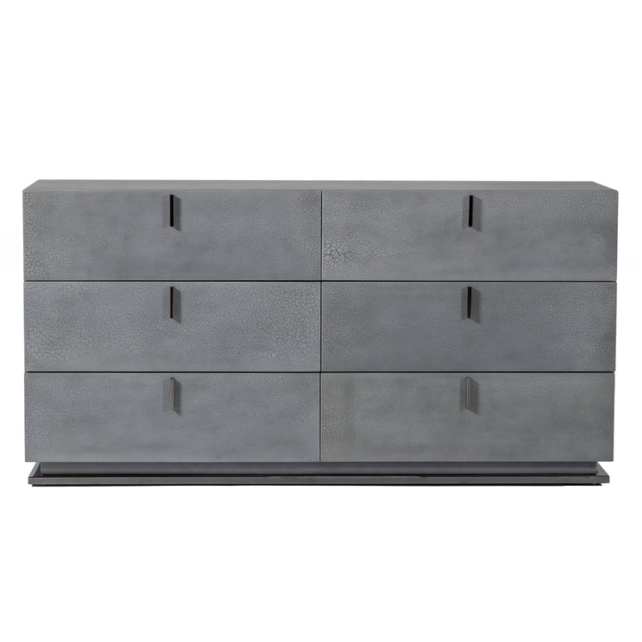 Buckley  Modern Grey Crackle Dresser