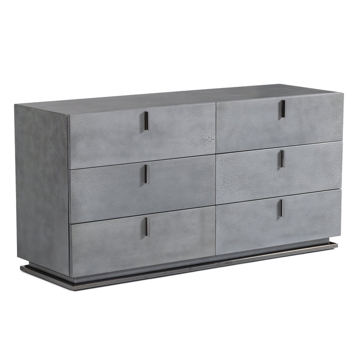 Buckley  Modern Grey Crackle Dresser