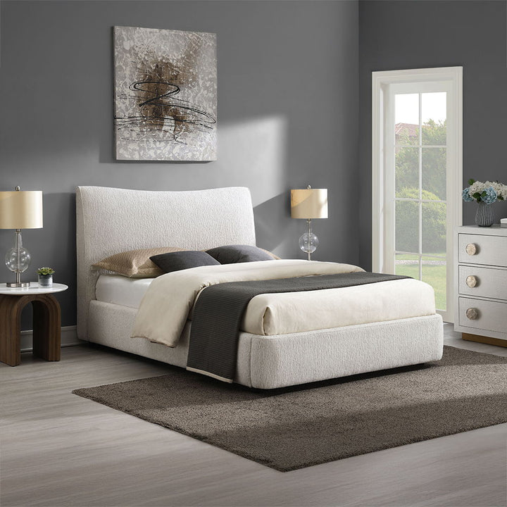 Renee - Full Bed - Aperol Beige Chenille