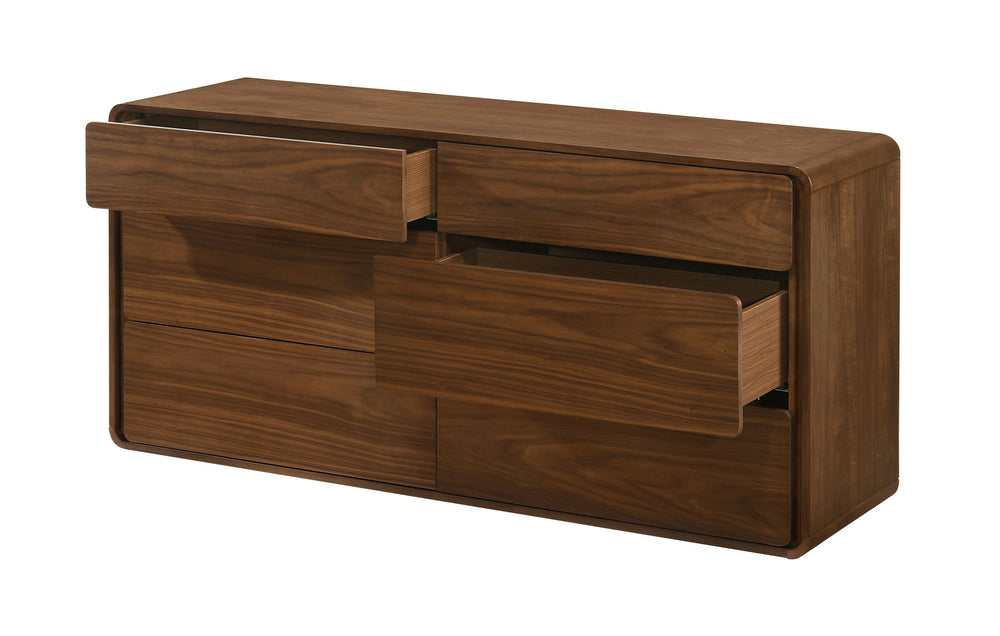 Dustin - Modern Walnut Dresser - View 2