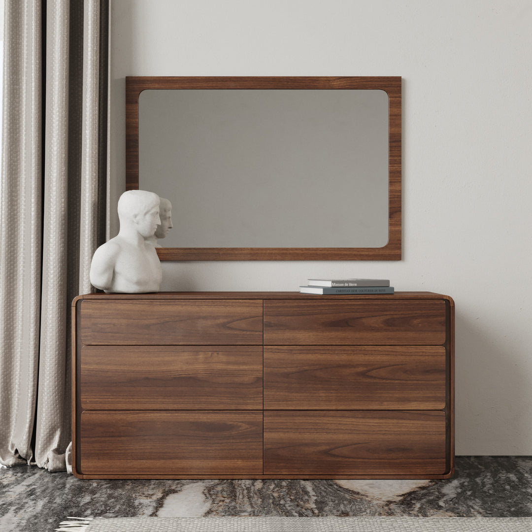 Dustin - Modern Walnut Dresser