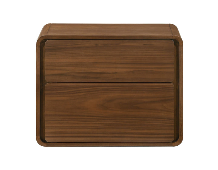 Dustin - Modern Walnut Nightstand