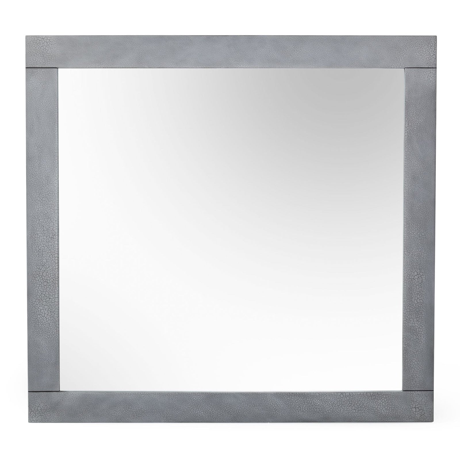 Buckley - Modern Grey Crackle Mirror