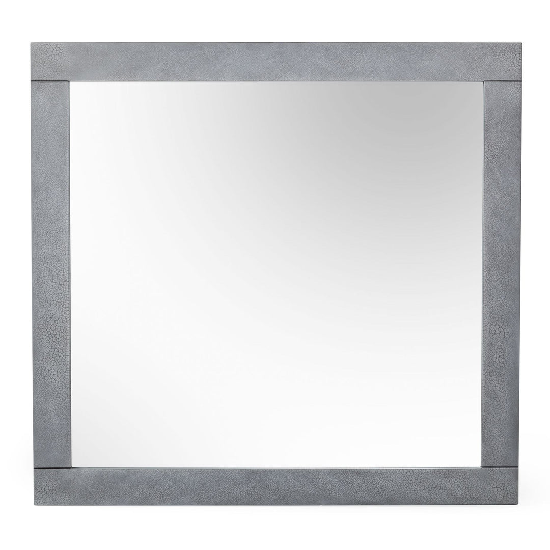Buckley  Modern Grey Crackle Mirror