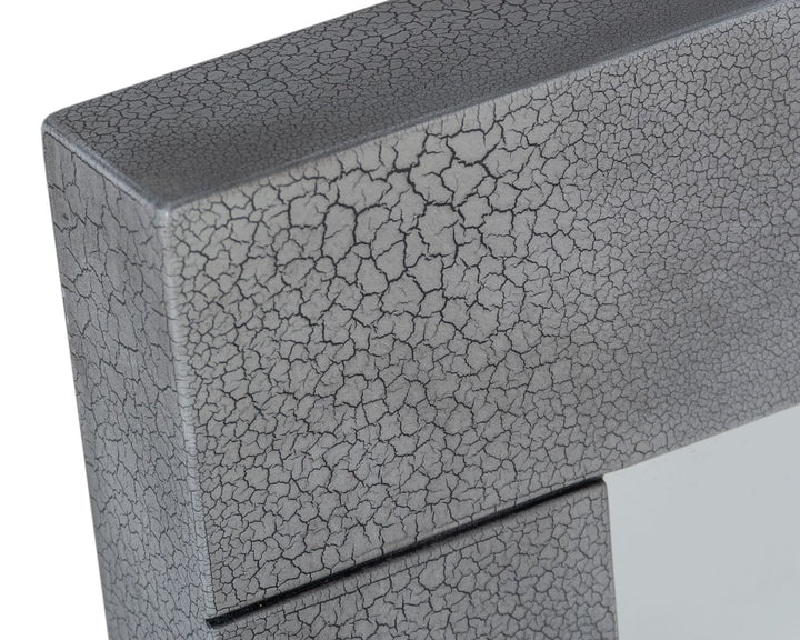 Buckley - Grey  and  Black Stainless Steel Bedroom Set