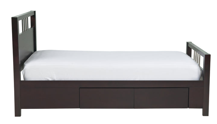 Modus Furniture Nv23S4 Nevis Platform Storage Bed In Espresso