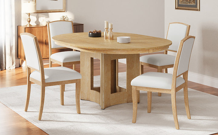 farmhouse-extendable-round-dining-table-set-for-5-with-upholstered-chairs-and-removable-leaf-natural-beige