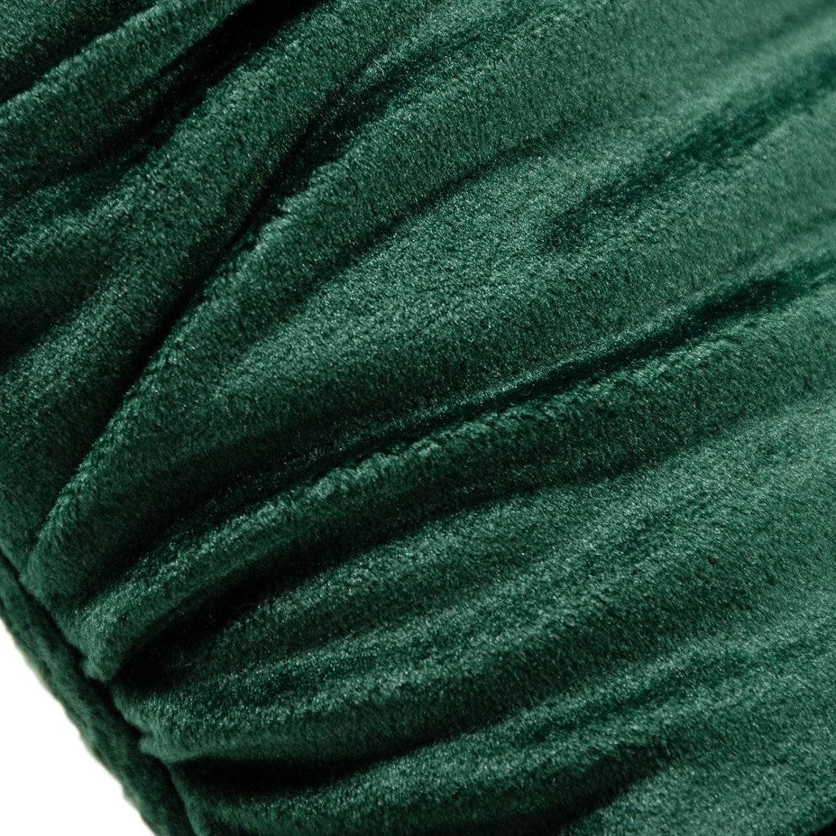 Katrina - Modern Green Fabric Bench