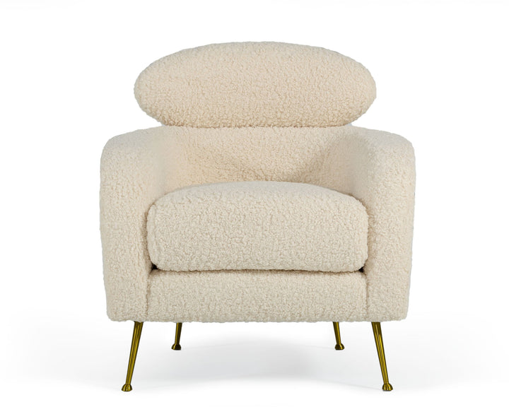 Altura  Modern Faux Fur Lounge Chair