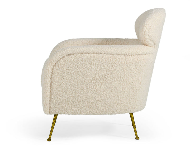 Altura  Modern Faux Fur Lounge Chair