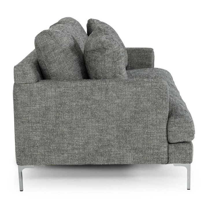Janina - Modern Dark Grey Fabric Sofa