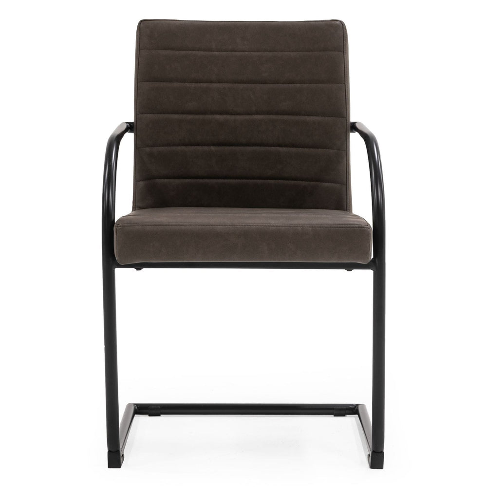 Ivey - Modern Brown Dining Chair (Set of 2) - View 3