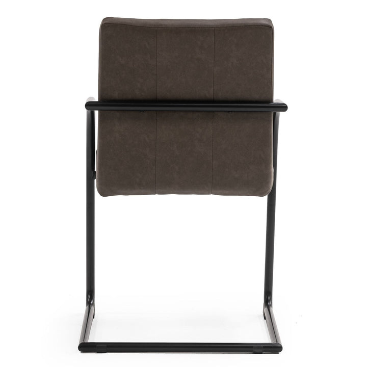 Ivey  Modern Brown Dining Chair (Set of 2)