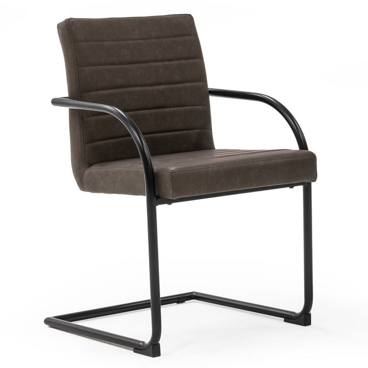 Ivey  Modern Brown Dining Chair (Set of 2)