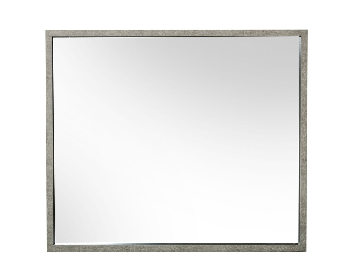 Boston - Modern Faux Concrete Mirror