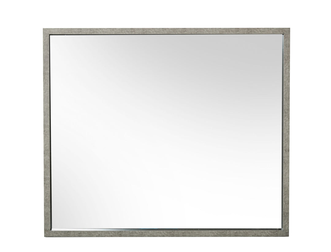 Boston  Modern Faux Concrete Mirror