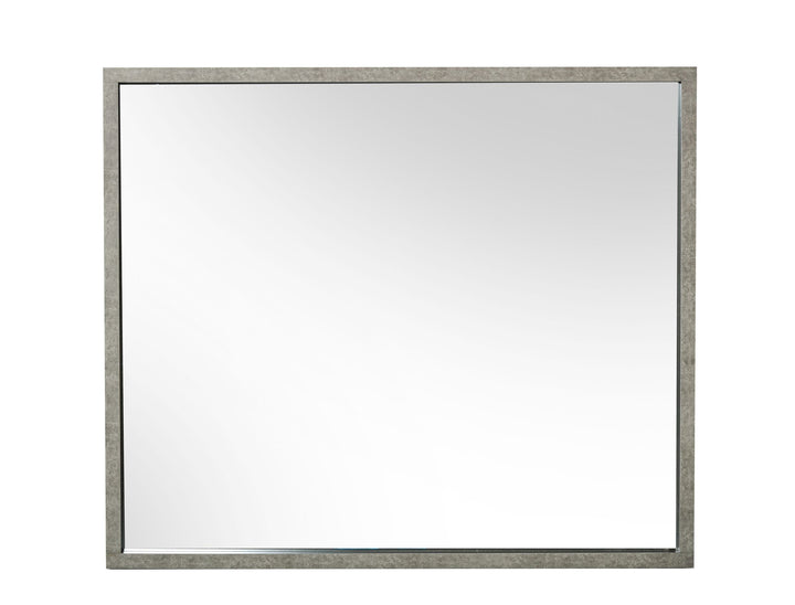 Boston  Modern Faux Concrete Mirror