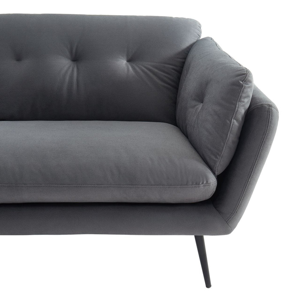 Cody - Modern Grey Fabric Sofa - View 5