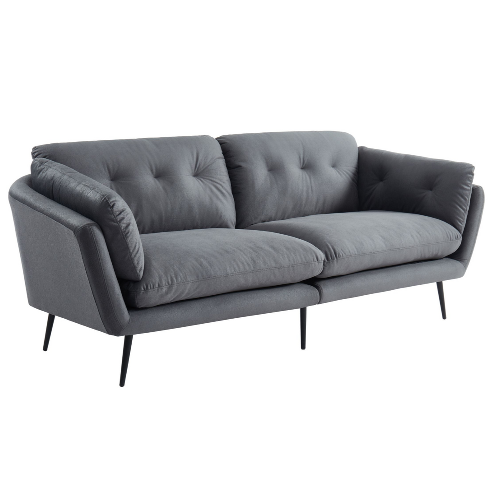 Cody - Modern Grey Fabric Sofa - View 2