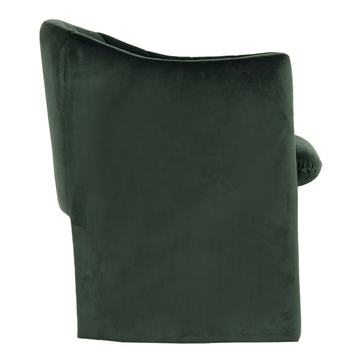 Danube - Modern Jade Green Fabric Dining Chair