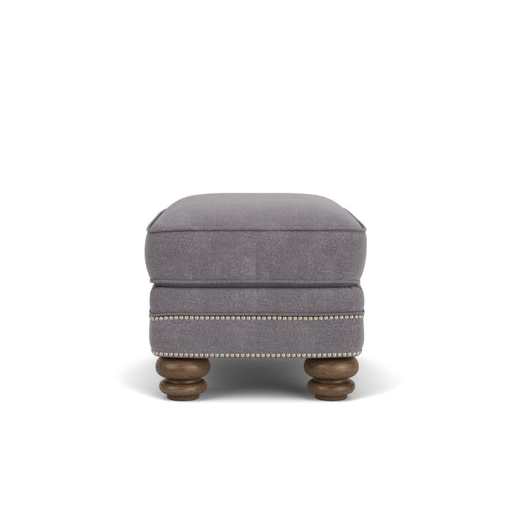 Bay Bridge Fabric Ottoman