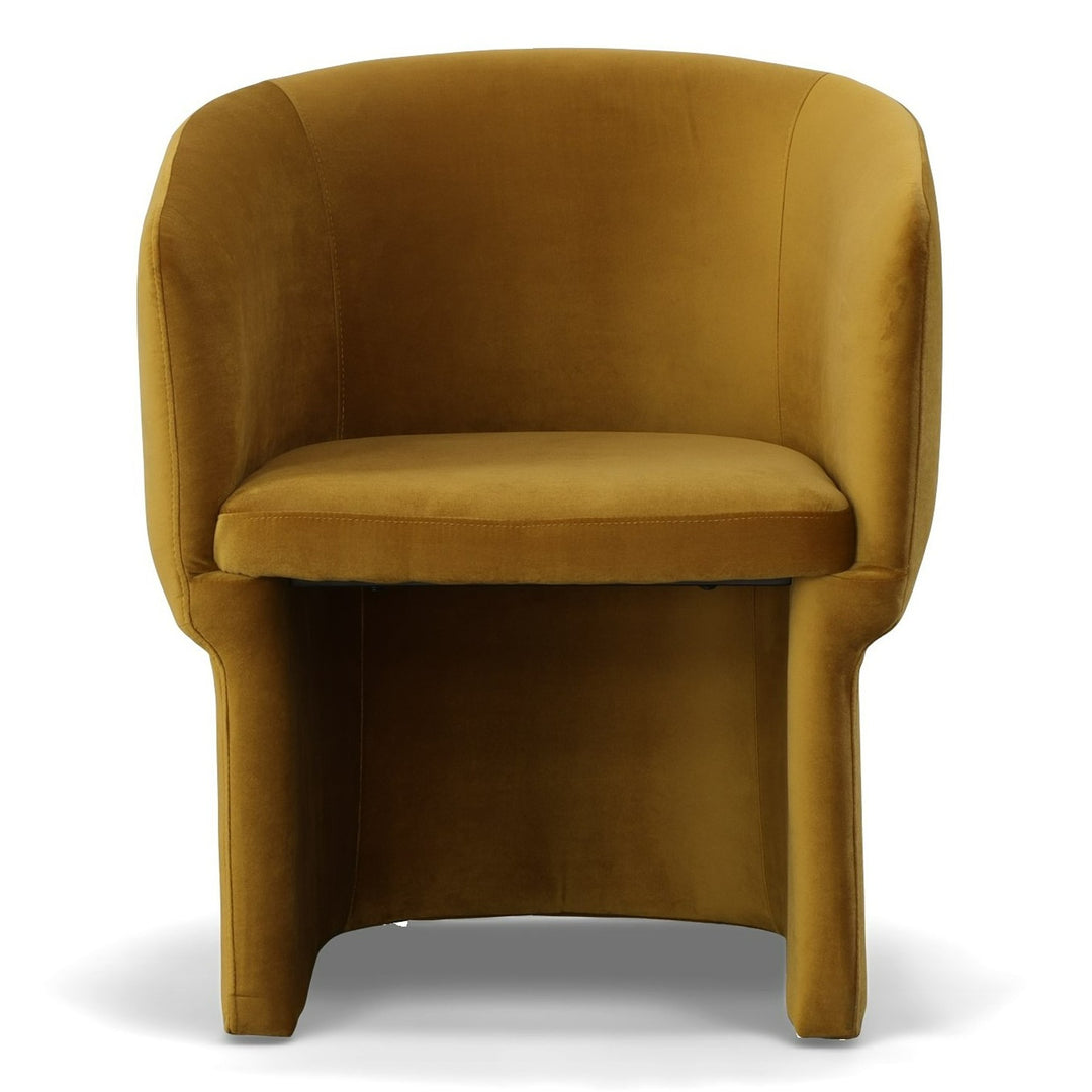 Vassar  Burnt Umber Velvet Dining Chair