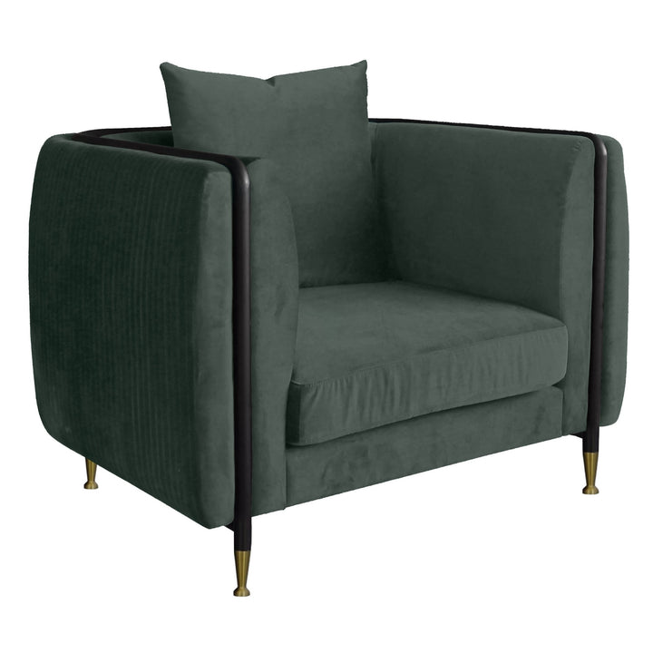 Oswego - Modern Dark Green Jade Accent Chair