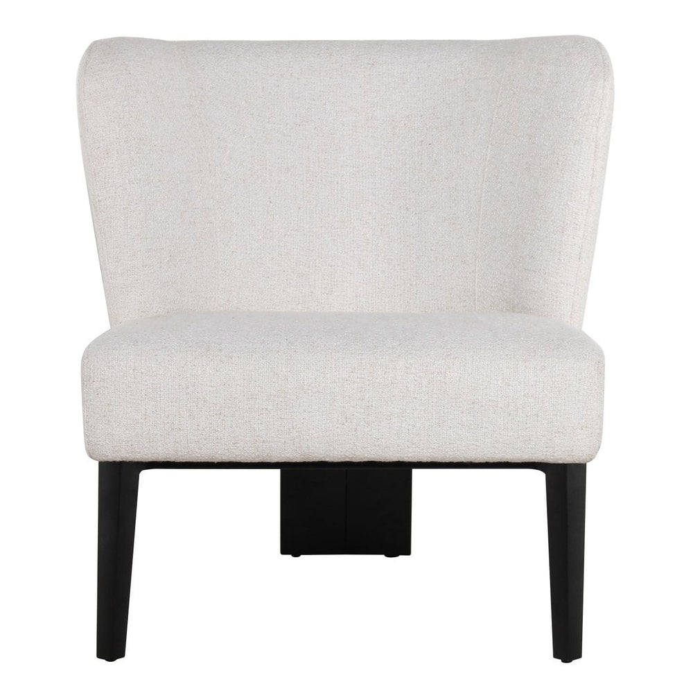 Ladean - Modern White Accent Chair - View 2