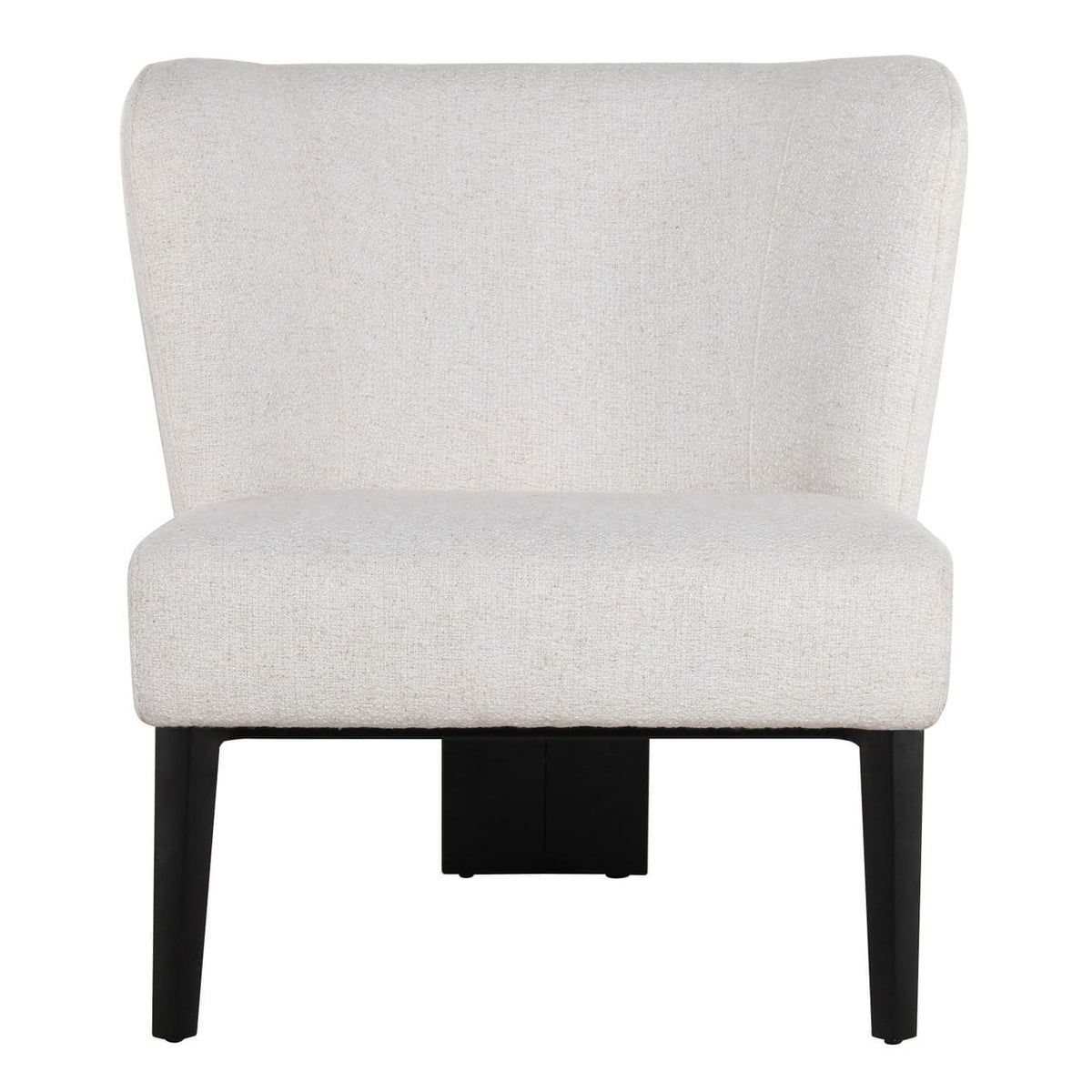 Ladean - Modern White Accent Chair - View 2