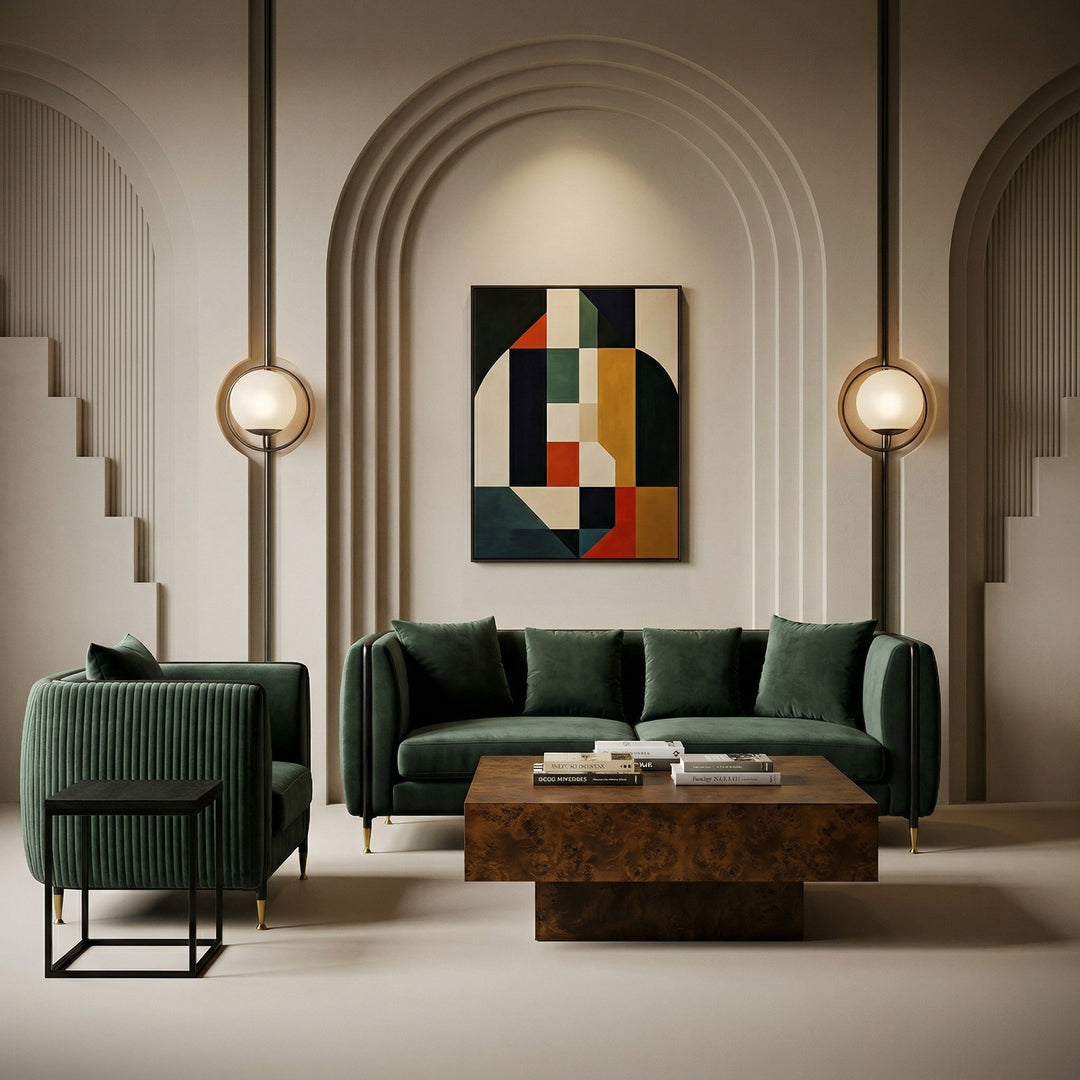 Oswego - Modern Dark Green Jade Accent Chair