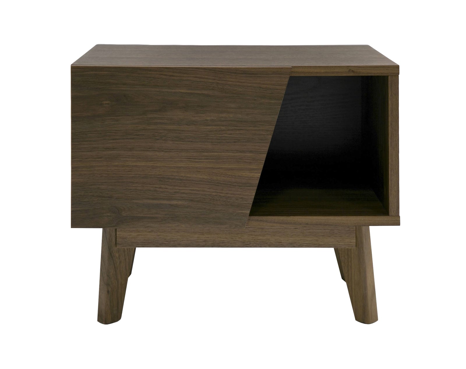 Abelard - Mid-century Walnut Nightstand