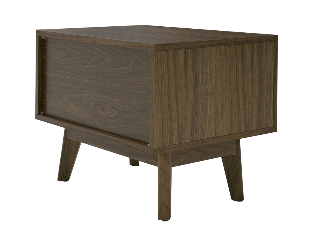 Abelard - Mid-century Walnut Nightstand