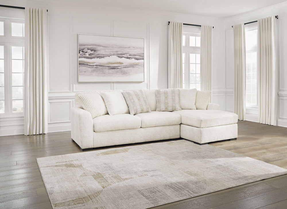 Chessington - 2-Piece Sectional With Raf Corner Chaise - Ivory by Ashley Furniture product image