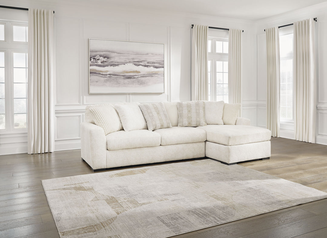 Chessington - 2-Piece Sectional With Raf Corner Chaise - Ivory by Ashley Furniture product image