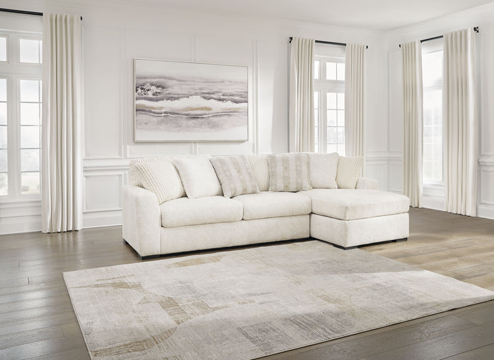 Chessington - 2-Piece Sectional With Raf Corner Chaise - Ivory by Ashley Furniture product image