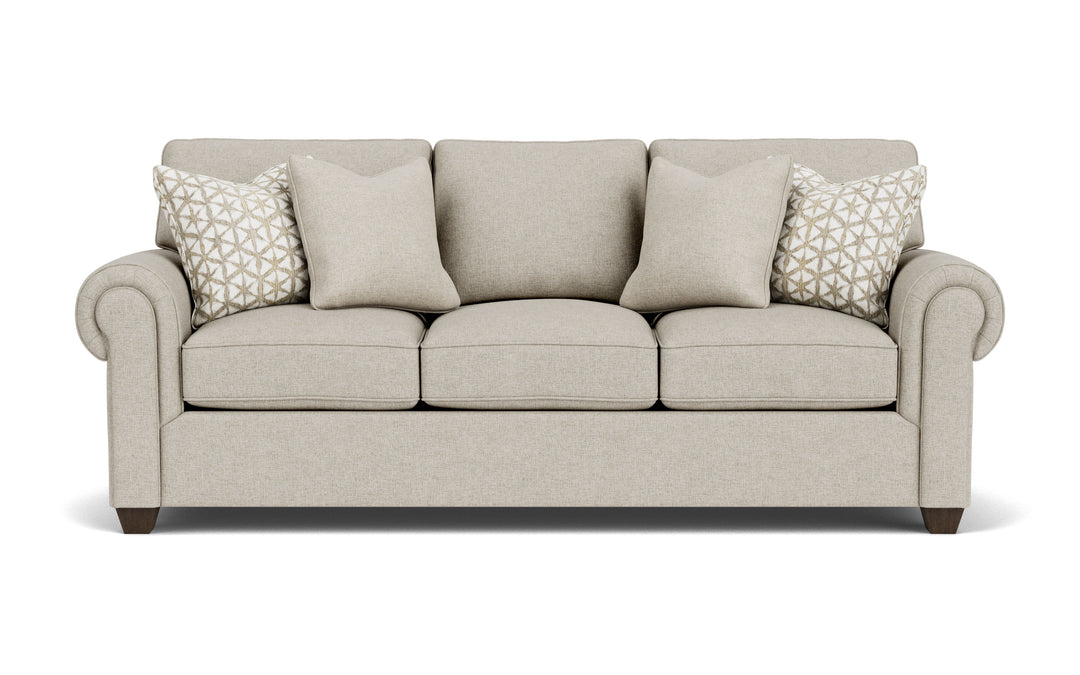 Flexsteel 7937-31 Carson  Fabric Sofa  Beige