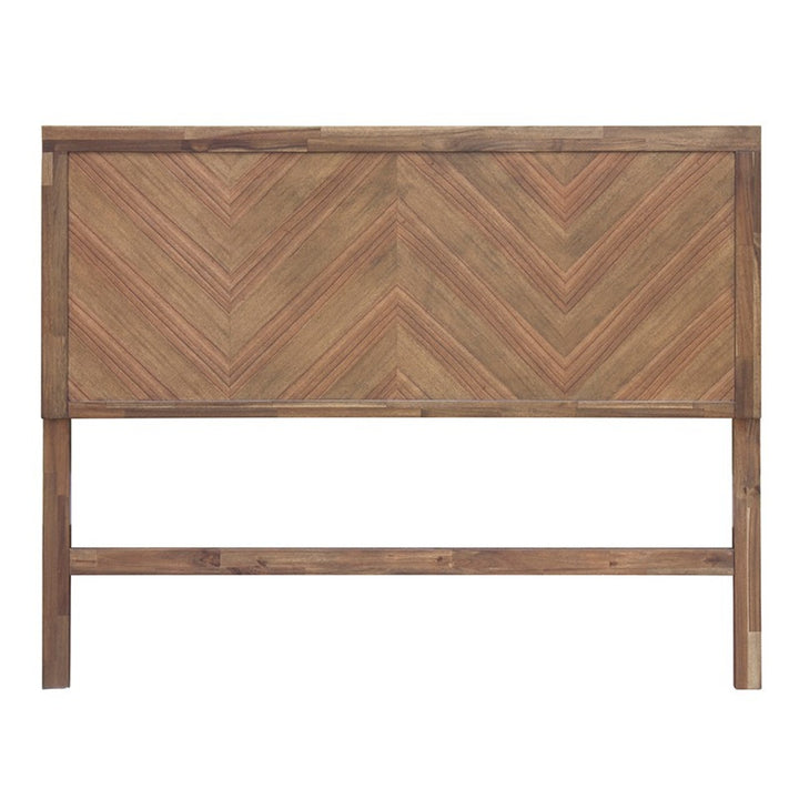 Piero Chevron Queen Headboard - Monterey Brown - view 2
